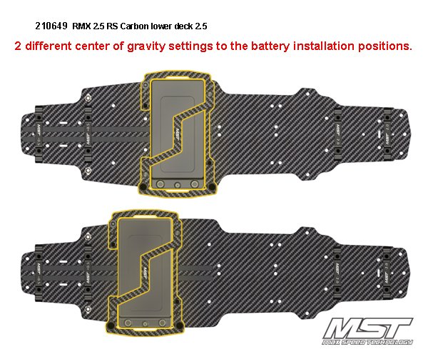 MST RMX 2.5 RS Carbon Lower Deck MST RMX 2.5 RS Carbon Lower Deck